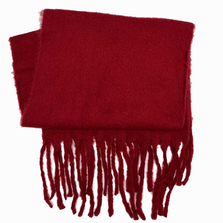 بیگ اسکارف پشمی قرمز