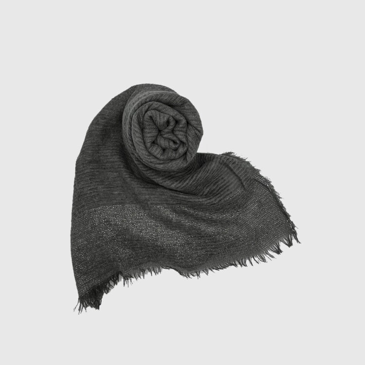 شال پاییزه زربافت خاکستری