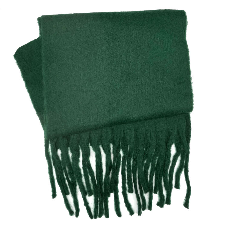 بیگ اسکارف پشمی سبز