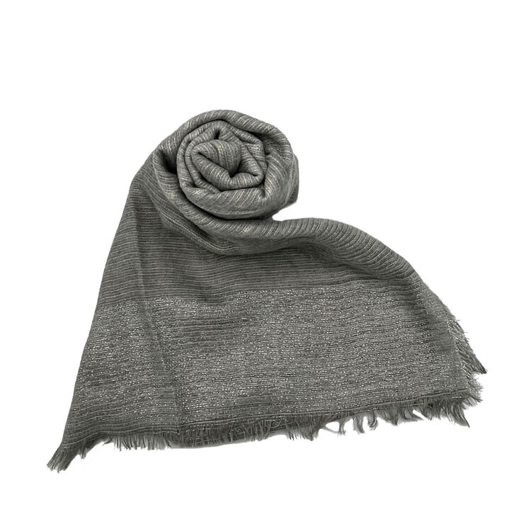 شال پاییزه زربافت سبز زیتونی