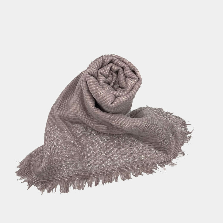 شال پاییزه زربافت صورتی